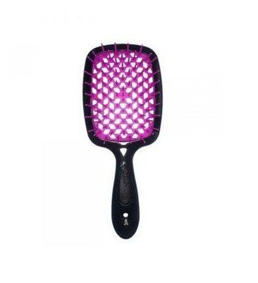 Щітка для волосся JANEKE SUPERBRUSH SMALL чорна з фуксією 8941 фото