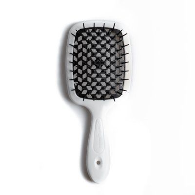 Щітка для волосся JANEKE SUPERBRUSH біла із зеленим 8053 фото