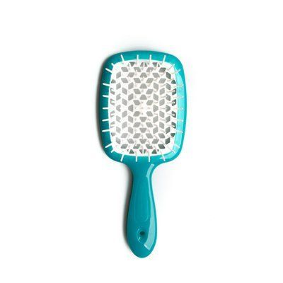 Щітка для волосся JANEKE SUPERBRUSH бірюзова з білим 7801 фото