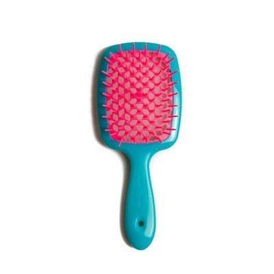 Щітка для волосся JANEKE SUPERBRUSH бірюзовий з рожевим 7832 фото