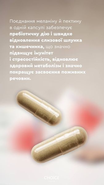 Melanin+ нормалізація метаболічних процесів та імунітету Choice PRO HEALTHY  00039 фото