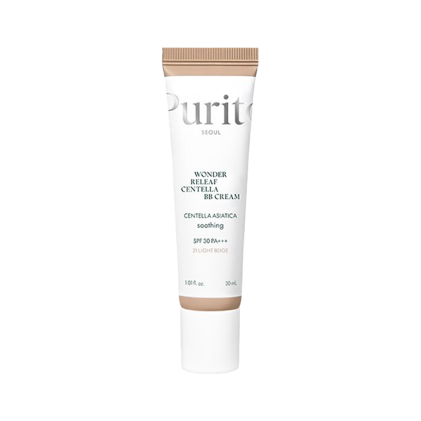 Новий ВВ-крем з екстрактом центелли Purito Seoul Wonder Releaf Centella BB Cream N21 Light Beige 30ml 00211 фото