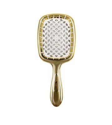 Щітка для волосся JANEKE SUPERBRUSH золото з білим 7799 фото