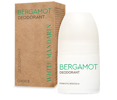 Натуральний дезодорант BERGAMOT Choice White Mandarine 00044 фото