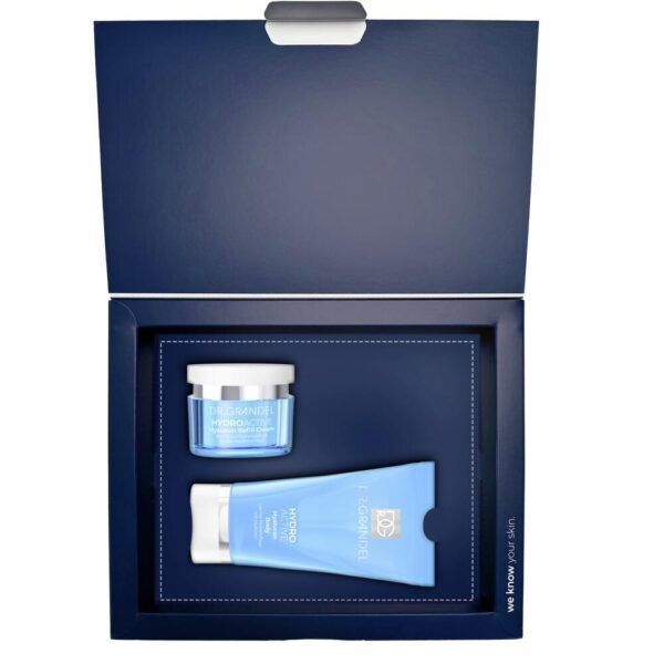 Набір для догляду за обличчям Dr. Grandel GiftBox Hyaluron (Hydro Active Hyaluron Body 150ml, Hyaluron Refill Cream 50ml) 00322 фото