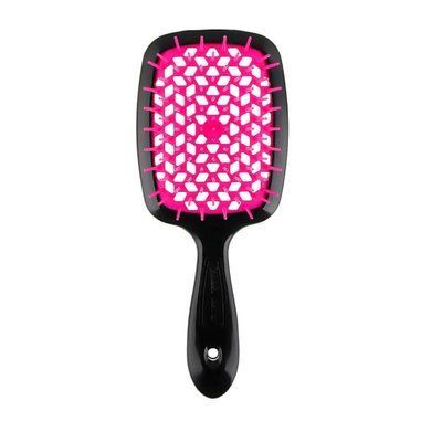 Щітка для волосся JANEKE SUPERBRUSH чорна з рожевим 9150 фото