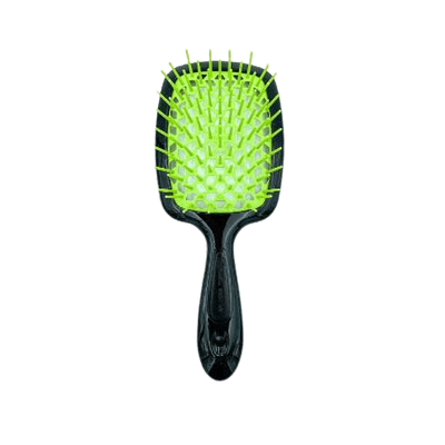 Щітка для волосся JANEKE SUPERBRUSH чорна з салатовим 8282 фото
