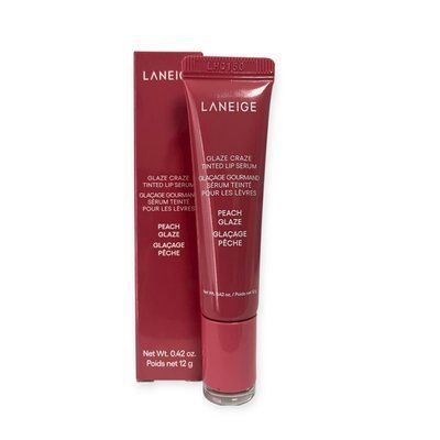 Тінт-сироватка для губ персиково-коралова LANEIGE Glaze Craze Tinted Lip Serum Peach Glaze 12g 00503 фото