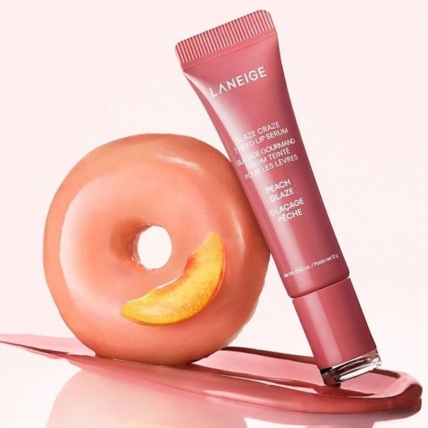 Тінт-сироватка для губ персиково-коралова LANEIGE Glaze Craze Tinted Lip Serum Peach Glaze 12g 00503 фото