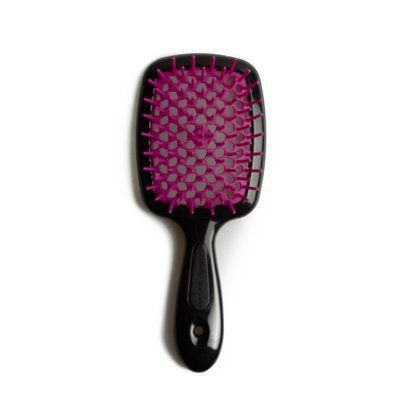 Щітка для волосся JANEKE SUPERBRUSH чорна з фуксією 7787 фото