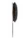 Щітка для волосся з натуральним ворсом JANEKE CHROMIUM HAIR BRUSH CRSP21M M срібло з чорним 13013 фото 3