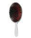 Щітка для волосся з натуральним ворсом JANEKE CHROMIUM HAIR BRUSH CRSP21M M срібло з чорним 13013 фото 1