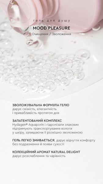 Гель для душу SHOWER GEL MOOD PLEASURE White Mandarin Choice 150 мл 00018 фото