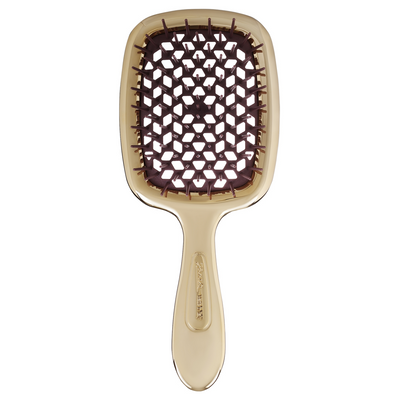 Щітка для волосся JANEKE SUPERBRUSH SMALL AUSP 235 золото з коричневим 12457 фото